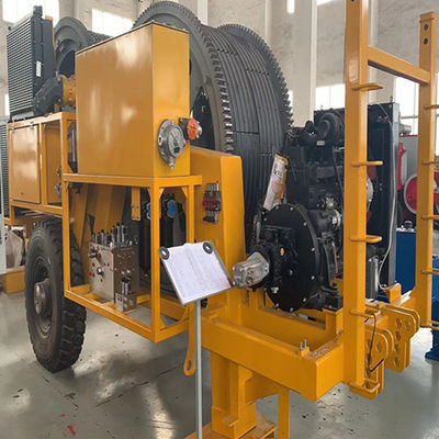 GL2x70 Yellow Color High Tensioner 14T Power line Stringing Equipment